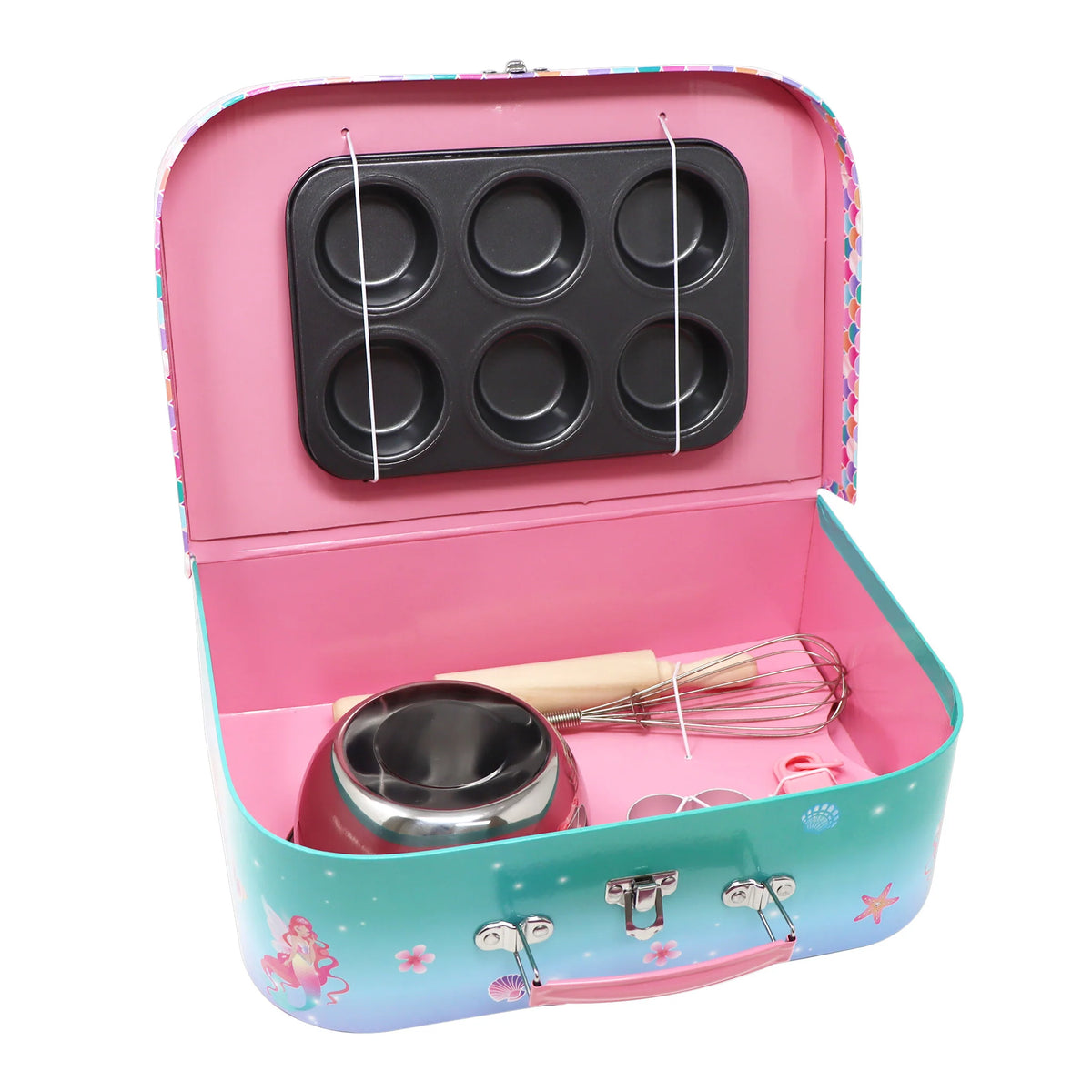 Moulin Roty Play Toy Baking Set Patisserie in Suitcase