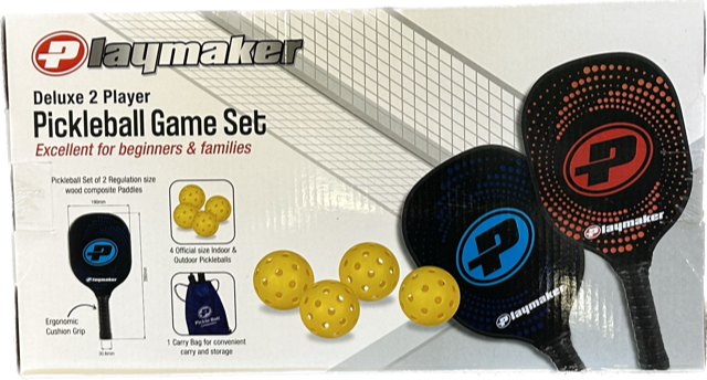 Playmaker Deluxe 2 Player Pickleball Game Set