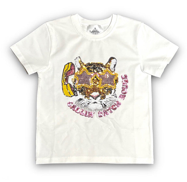 Sequin Tiger Tee | Twotwentytwo Market S