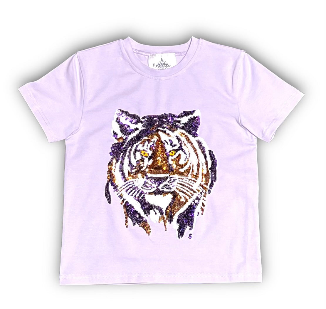 Sequin Tiger Sweatshirt – Lindsay Kate Designs