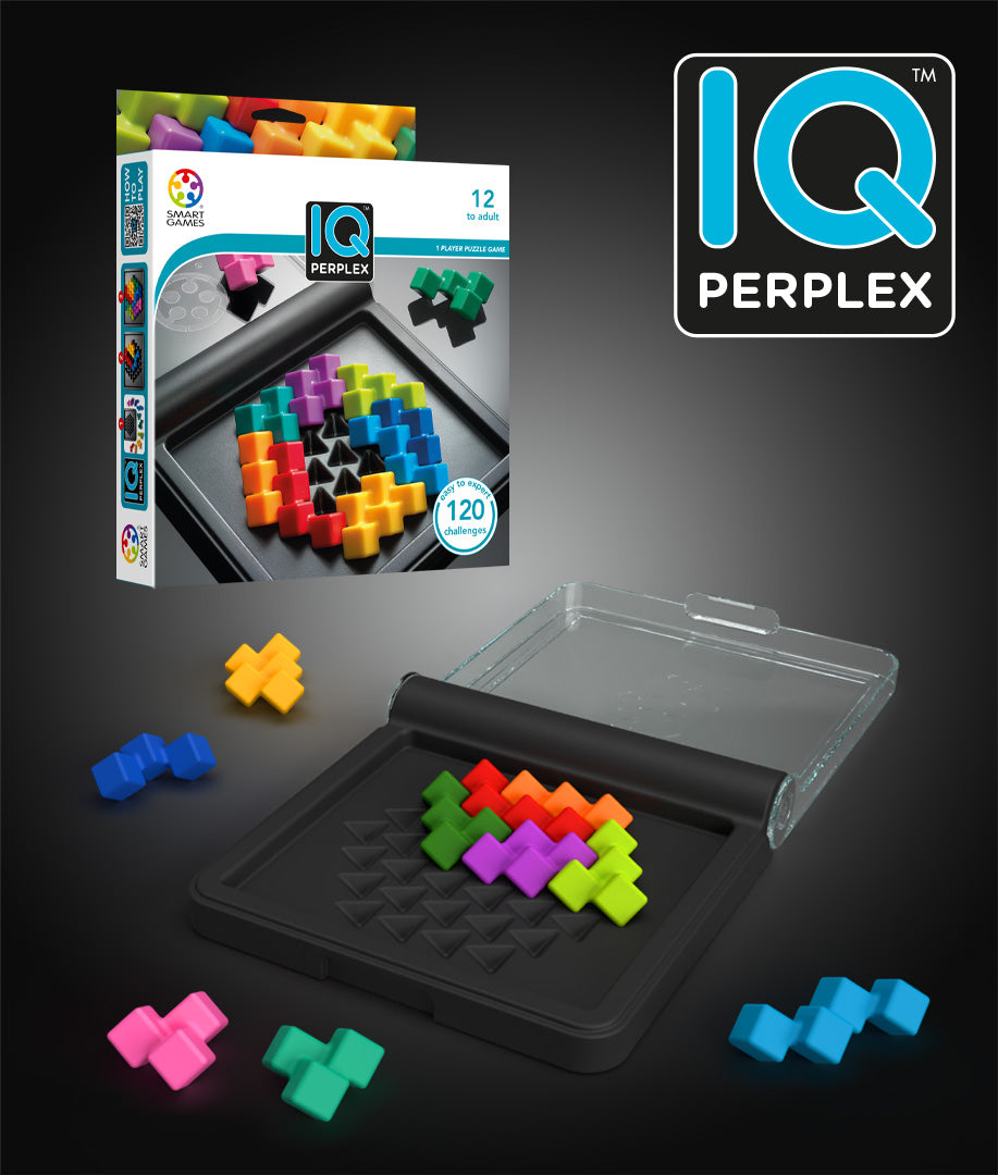 SmartGames IQ Perplex Travel Puzzle Game with 120 Challenges for Ages 12 -  Adult