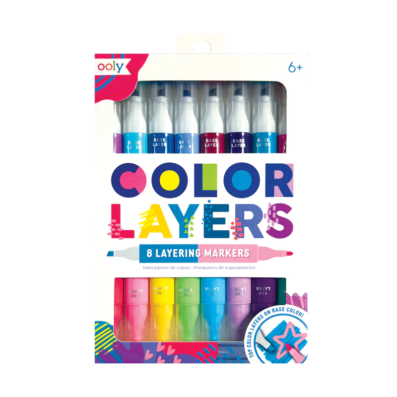 Ooly Stamp-A-Doodle Double Ended Markers- Set of 12