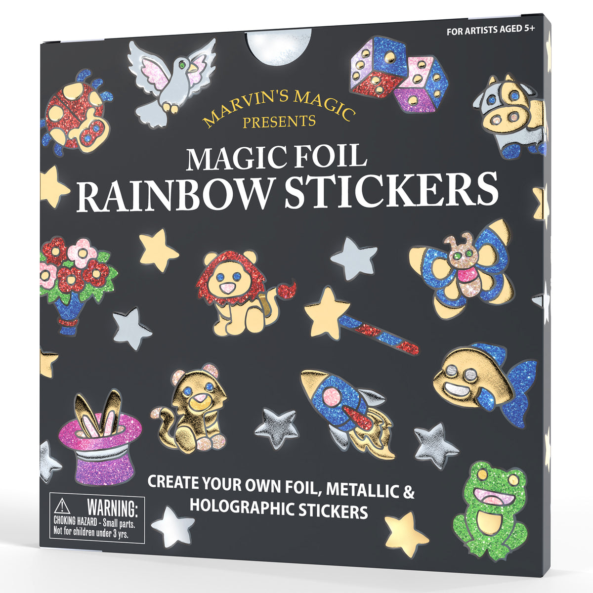 Stickabilities Multi Flower Glitter Stickers, 96 Stickers, Mardel