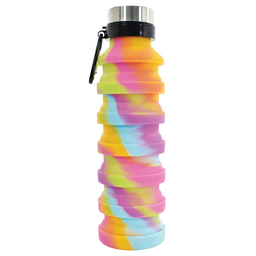 Pastel Tie Dye Metal Water Bottle