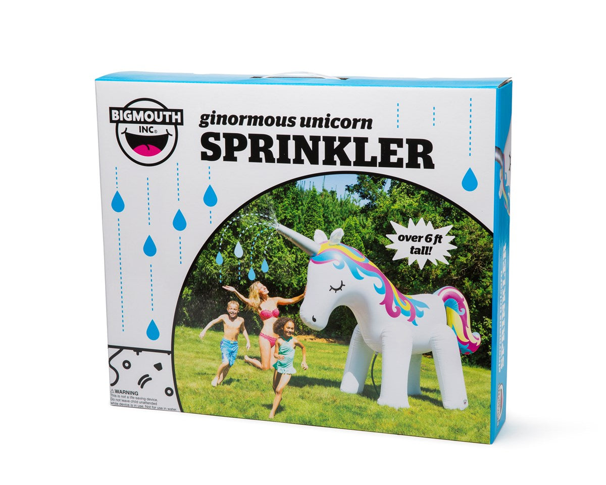 Giant unicorn yard store sprinkler