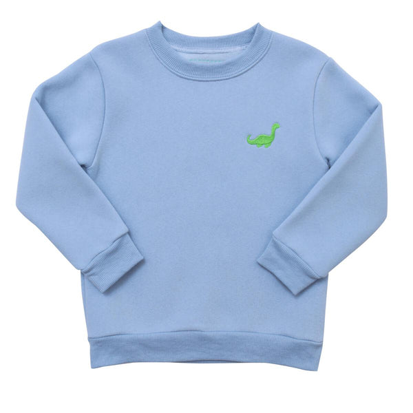 Itsy Bitsy Light Blue Dinosaur Sweatshirt