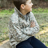 Bailey Boys Performance Half Zip - Camo