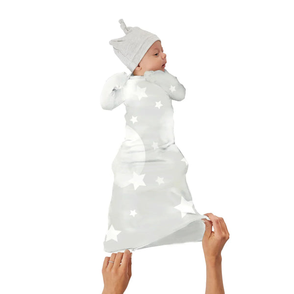 Gunamuna  Sleep Gown Moon & Stars - 0/3M