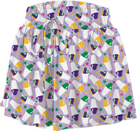 Azarhia Mardi Gras Butterfly Shorts - Snoball