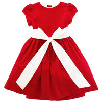 Bailey Boys Red Cord Dress with Pearls