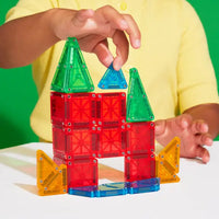 Magna-Tiles MicroMAGS 26 Piece Travel Set: Bold Colors