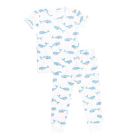 2Pc Angel Dear Cutey Whale Loungewear Set