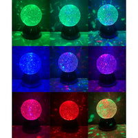 Disco Motion Color Changing LED Glitter Ball