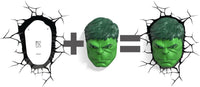 Marvel Hulk Face Wall 3D Deco Light