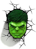 Marvel Hulk Face Wall 3D Deco Light