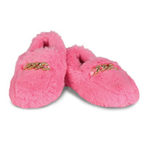 Iscream Pink Furry Loafers Slippers