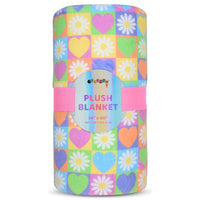 iScream Spring Hearts Plush Blanket