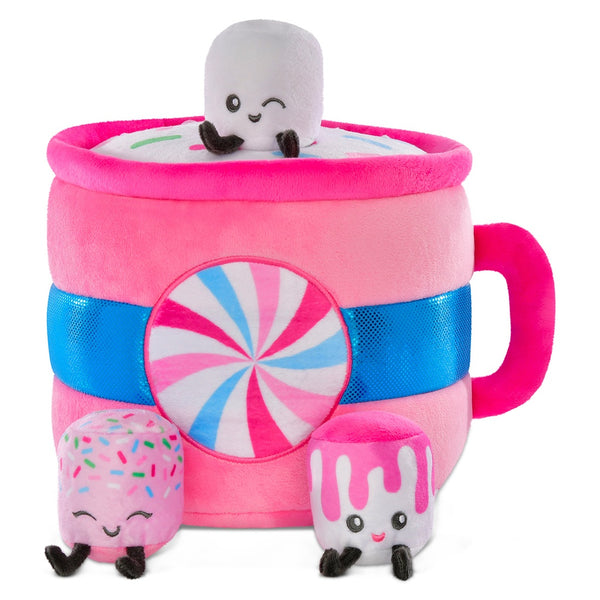 iScream Merry Mugs Interactive Packaging Fleece Plush