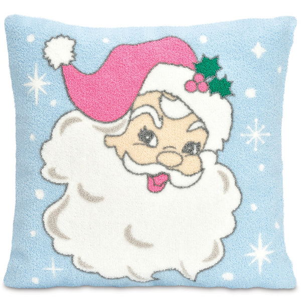 Iscream Chenille Santa's Favorite Plush Pillow