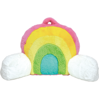 Rainbow Furry Plush Lounge Pillow