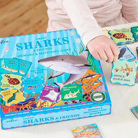 Eeboo Shark & Friends Shiny Memory & Matching Game