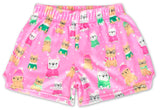 iScream Best in Snow Pink French Bulldog Plush Shorts