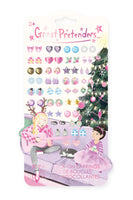 Great Pretenders 30 Pairs Holiday Sticker Earrings