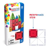 Magna-Tiles MicroMAGS 26 Piece Travel Set: Bold Colors