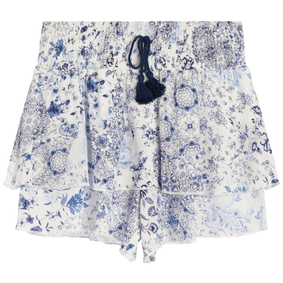 Hannah Banana Blue & White Floral 2Pc Skort Set – Olly-Olly