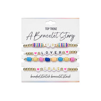 A Bracelet Story - 4Pc Eras Edition Beaded Stretch Bracelets