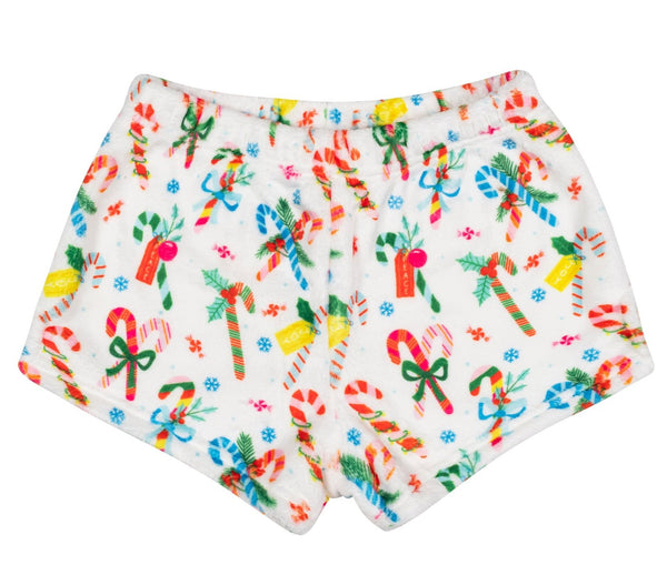 Macaron & Me Candy Canes Plush Shorts