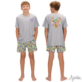 Azarhia Mardi Gras Camo Billy Shorts