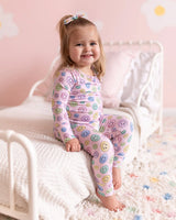 Lev Baby Bamboo Dalia Smiley Pajamas