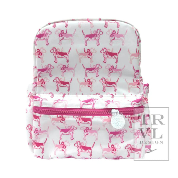 TRVL Mini Backpacker - Pink Puppy Love