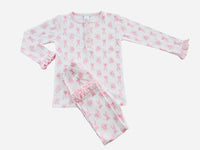 La Luna 2PC Pink Ballet Pajamas