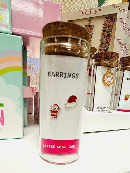 Little Miss Zoe Christmas Earrings