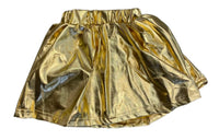 Blended Spirit Gold Metallic Skort