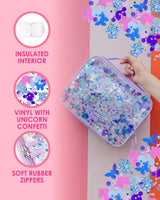 Packed Party Party Like a Unicorn Confetti Insulated Lunchbox