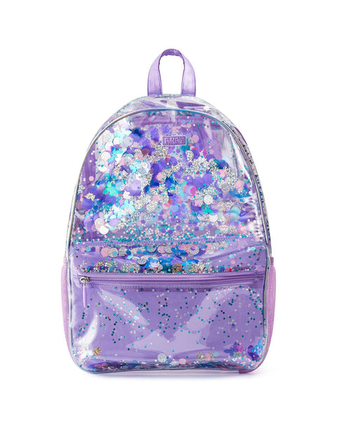 Packed Party Party Like a Unicorn Clear Confetti Backpack