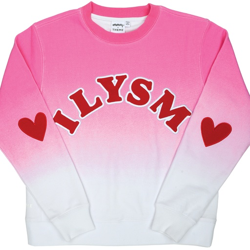 iScream Theme ILYSM Pink Ombre Sweatshirt