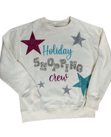 Holiday Shopping Crew Tween Christmas Sweatshirt