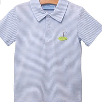 Trotter Street Kids Embroidered Golf Polo