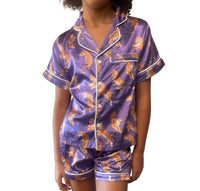 Blended Spirit Tiger Print 2Pc Silky Pajamas