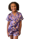 Blended Spirit Tiger Print 2Pc Silky Pajamas