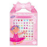 32 Pair Girl Nation Cutie Stick-On Earrings: Pretty Ballerinas