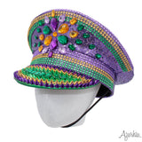 Azarhia Mardi Gras Rhinestone Conductor Youth Hat