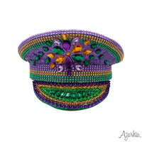 Azarhia Mardi Gras Rhinestone Conductor Youth Hat