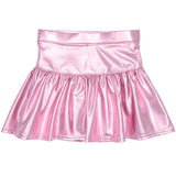 Azarhia Light Pink Metallic Gathered Skort