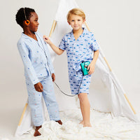 Andy & Evan 2Pc Blue Shark Pajamas