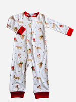 La Luna Santa Puppies Boy Footless PJ